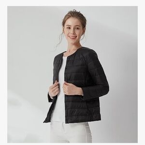 Uniqlo Women's BlackUltra Light Down  Puffer Jacket Size XS